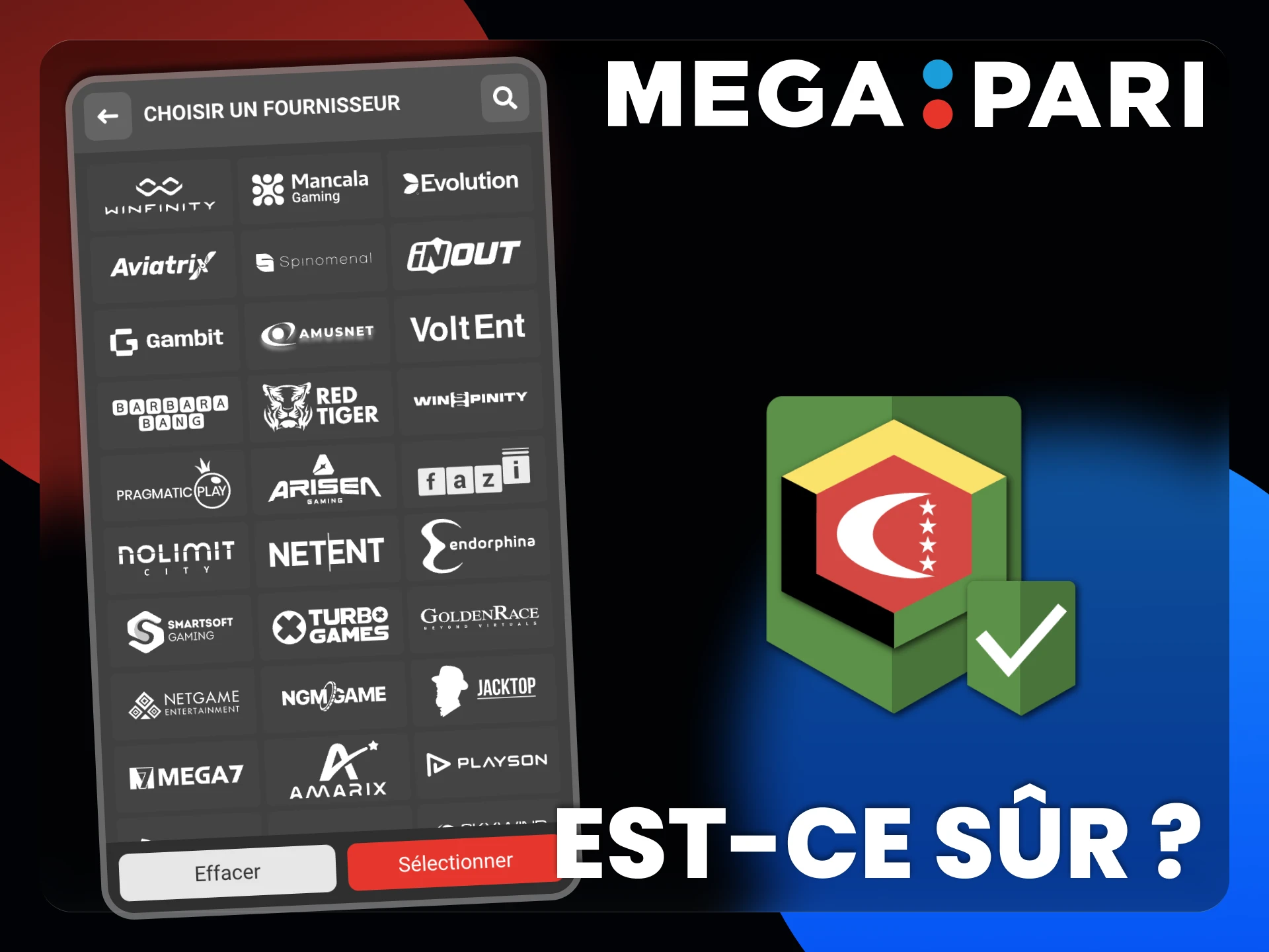 Megapari est un bookmaker officiel opérant sous licence Anjouan.