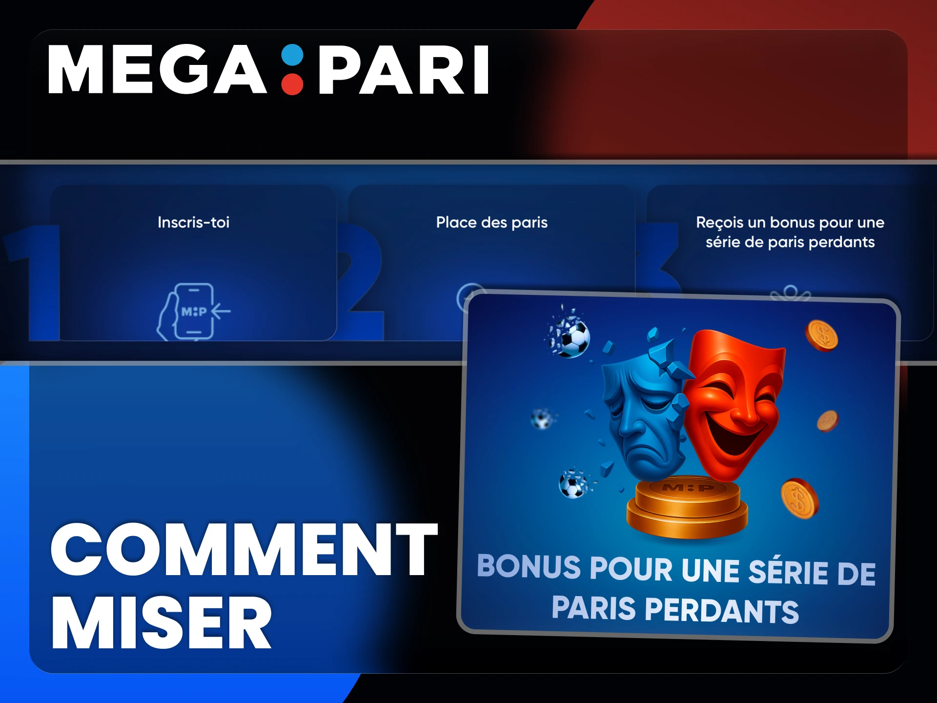 Vous devez remplir les conditions de mise du bonus Megapari.