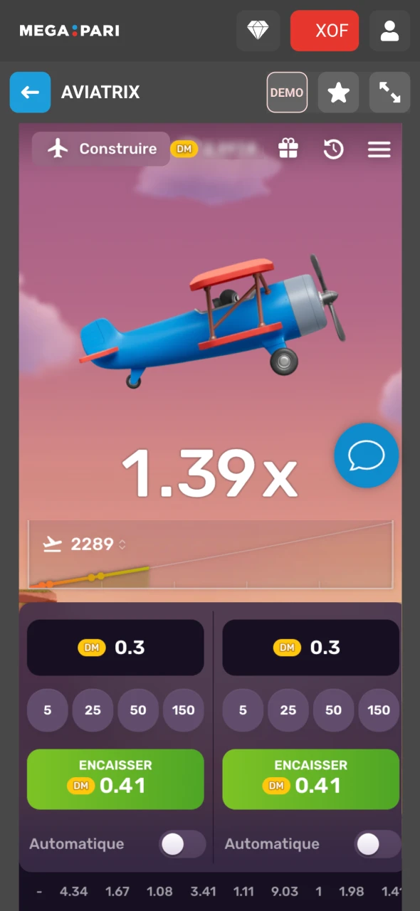 Placez un pari pour commencer à jouer au casino Megapari.