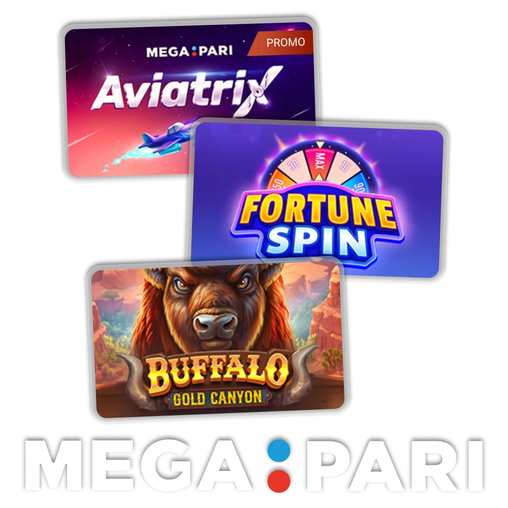 Jouez aux jeux de casino sur la plateforme officielle Megapari.