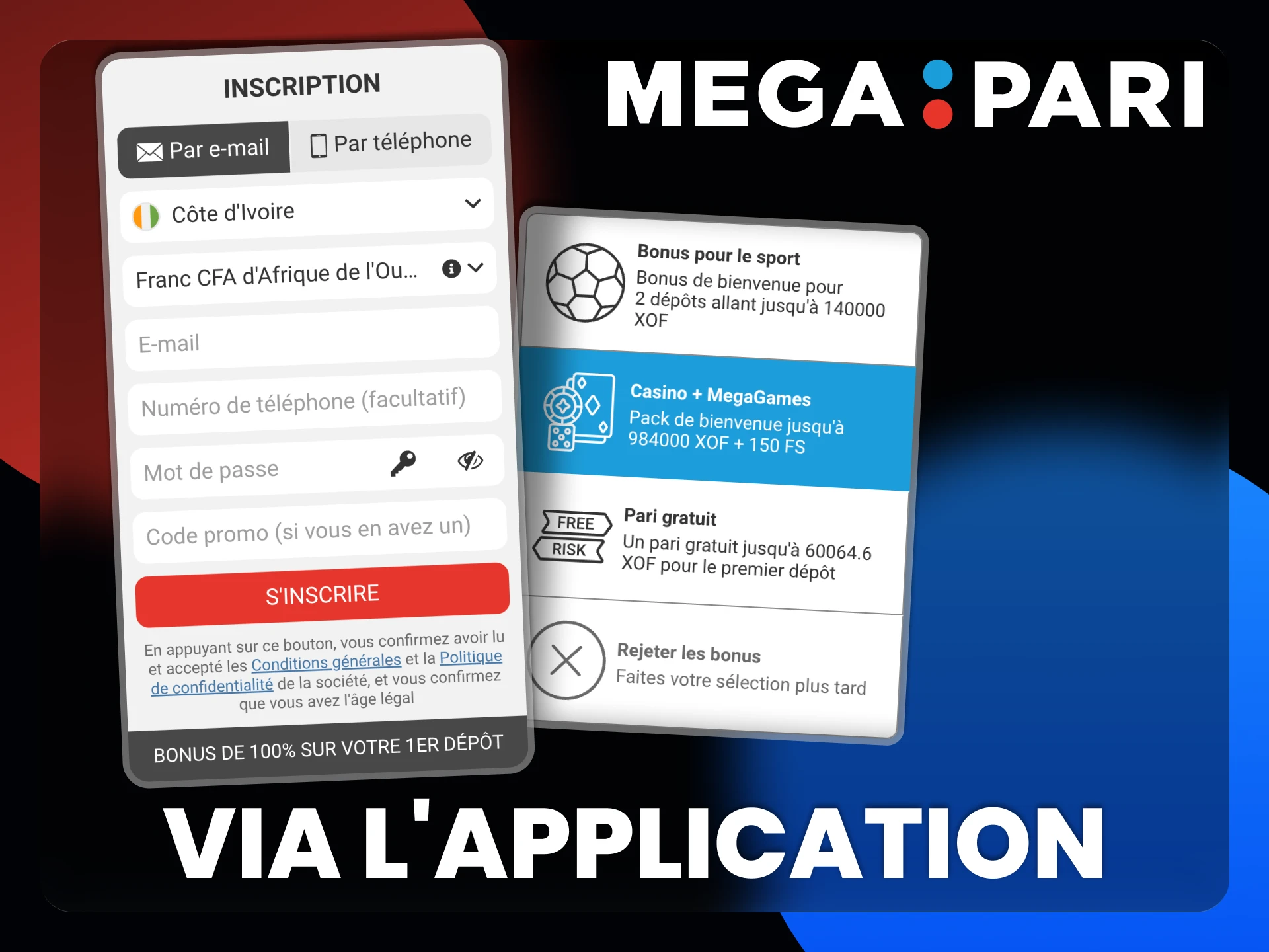 Suivez le guide pour créer un compte dans l'application Megapari.