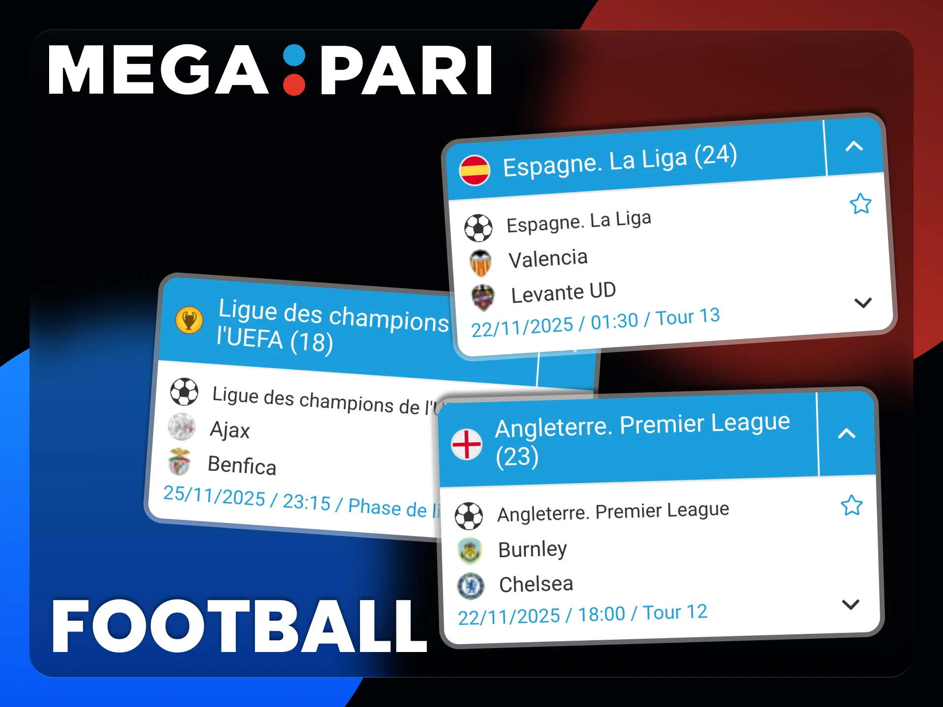 Le football est le sport le plus populaire chez Megapari Côte d'Ivoire.