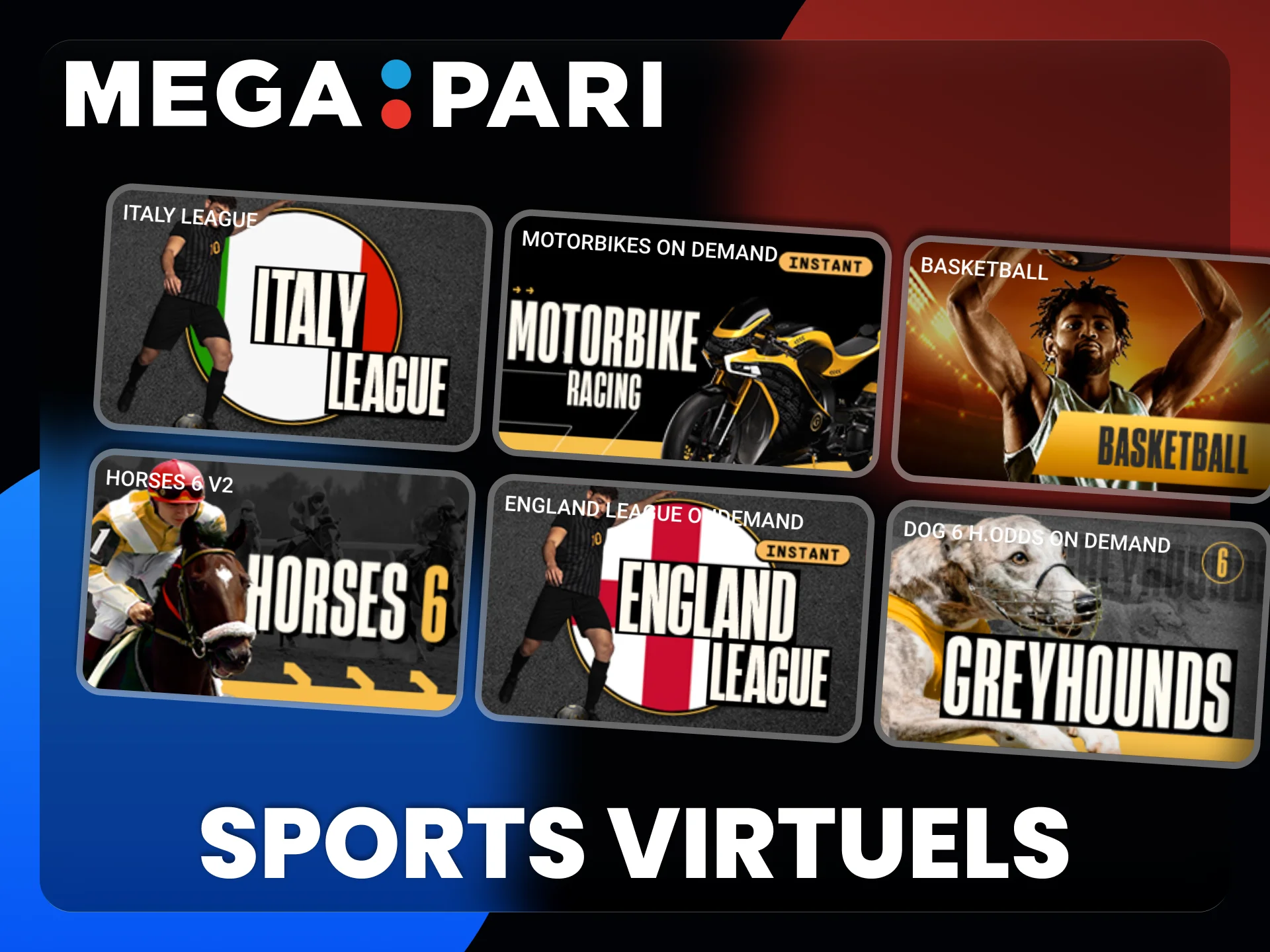Essayez de parier sur les sports virtuels sur le site web Megapari.